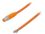 Sensor cable RSTS 8-184/5 M, 8pins, straight connector, 5m, M12mm