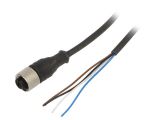Sensor cable XZCP1141L5, 4pins, straight connector, 5m, M12mm