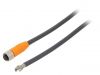 Sensor cable Y92E-M12PURSH8S10M-L, 8pins, 10m, M12mm