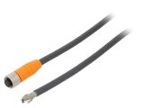 Sensor cable Y92E-M12PURSH8S10M-L, 8pins, straight connector, 10m, M12mm