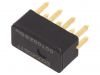 Sensor for inclination, RBS130100, ±45°, 5VDC, SPST-NC, 0.001A/12VDC