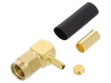 Connector SMA m, male, 90° angled 120623