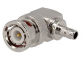 Connector BNC m, male, 90° angled 120674