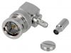 Connector BNC m, male, 90° angled