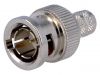 Connector BNC m, male, straight