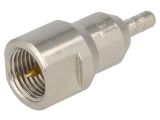 Connector FME m, male, straight