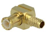 Connector MCX m, male, 90° angled