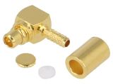 Connector MMCX m, male, 90° angled 120743