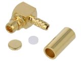 Connector MMCX m, male, 90° angled 120775