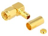 Connector SMA m, male, 90° angled 120811
