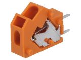 PCB terminal block, with insulating partitions, 1 pins, 24А, 5mm 120842