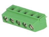 PCB terminal block, with insulating partitions, 5 pins, 13.5А, 5mm
