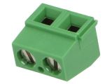 PCB terminal block, with insulating partitions, 2 pins, 13.5А, 5.08mm
