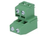 PCB terminal block, with insulating partitions, 4 pins, 15А, 5.08mm