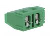 PCB terminal block, with insulating partitions, 2 pins, 18А, 7.5mm - 2