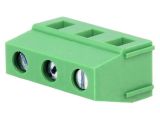 PCB terminal block, with insulating partitions, 3 pins, 18А, 7.5mm