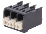 PCB terminal block, with insulating partitions, 3 pins, 17.5А, 3.5mm