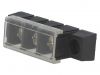 PCB terminal block, with insulating partitions, 3 pins, 20А, 10mm - 1