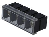 PCB terminal block, with insulating partitions, 4 pins, 20А, 10mm