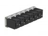 PCB terminal block, with insulating partitions, 6 pins, 20А, 10mm - 2