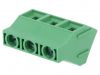 PCB terminal block, with insulating partitions, 3 pins, 32А, 9.52mm - 1