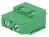 PCB terminal block, with insulating partitions, 2 pins, 16А, 7.5mm 120952