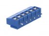 PCB terminal block, with insulating partitions, 6 pins, 8А, 5mm - 2