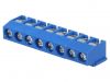 PCB terminal block, with insulating partitions, 8 pins, 8А, 5mm - 1