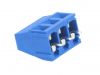 PCB terminal block, with insulating partitions, 3 pins, 16А, 5mm - 2