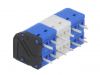 PCB terminal block, with insulating partitions, 6 pins, 5А, 3.5mm - 2