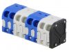 PCB terminal block, with insulating partitions, 8 pins, 5А, 3.5mm - 1