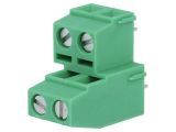 PCB terminal block, with insulating partitions, 4 pins, 13.5А, 5.08mm