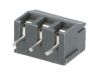 PCB terminal block, with insulating partitions, 3 pins, 10А, 3.81mm - 2