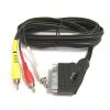 Cable SCART/m - 3xRCA/m, 1m, black, PVC, CVGP31130BK10, NEDIS
 - 3