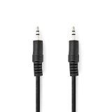 AUX Кабел stereo 3.5mm M - stereo 3.5mm M, 10m, черен, CAGL22000BK100, Nedis