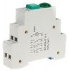 Button switch with lamp, OFF-ON, 1NO+2NC, 10A/230VAC, SPST, green, DIN rail
 - 4