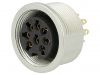 Industrial connector, female, 5A, 250V, 7 pole, 0304 07