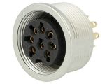 Industrial connector, female, 5A, 60V, 8-pole, 0304 08-1