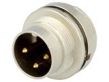 Industrial connector, male, 5A, 250V, 3-pole, 0314 03