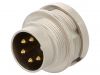 Industrial connector, male, 5A, 250V, 4 pole, 0314 04