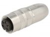Industrial connector, female, 5A, 250V, 4 pole, 0322 04