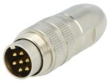 Industrial connector, male, 5A, 250V, 7-pole, 0332 07