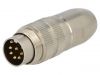 Industrial connector, male, 5A, 250V, 6 pole, 0332 06
