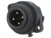 Industrial connector, male, 3A, 30V, 4 pole, LTW8P-04PMMS-SF7001