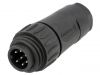 Industrial connector, female, 10A, 250V, 7 pole, C016 30D006 100 10