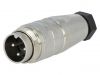 Industrial connector, female, 5A, 300V, 6 pole, C091 31D006 100 2