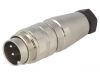 Industrial connector, female, 3A, 300V, 8 pole, C091 31D008 100 2