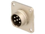 Industrial connector, male, 5A, 300V, 6-pole, C091 31S006 100 2