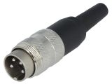 Industrial connector, male, 5A, 300V, 4-pole, T 3300 001