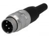 Industrial connector, male, 5A, 300V, 4 pole, T 3302 000